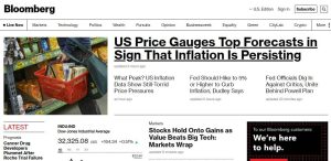 La inflación según Bloomberg