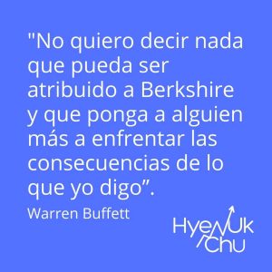 Frase de Warren Buffett