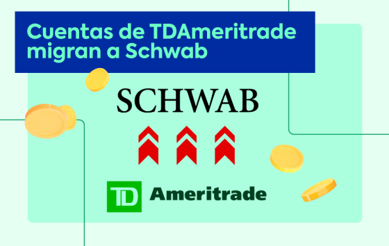 Cuentas de TDAmeritrade se mudan a Schwab